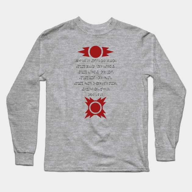 sith code Long Sleeve T-Shirt by Chef.kaladin